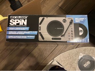 Reloop spin portable turntable system