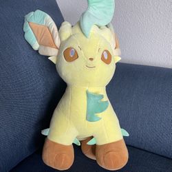 Pokemon Leafeon Stuffed Plushie Build A Bear Workshop