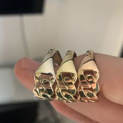 10k Gold Cuban Rings