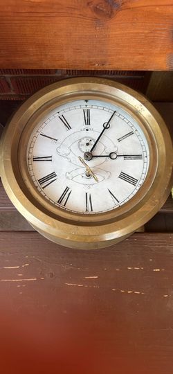 Antique brass time piece