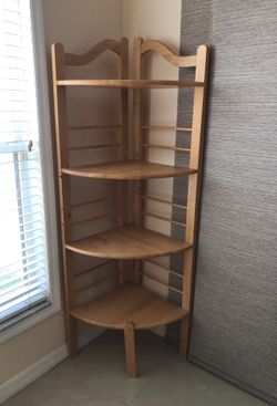 Wood Corner Unit