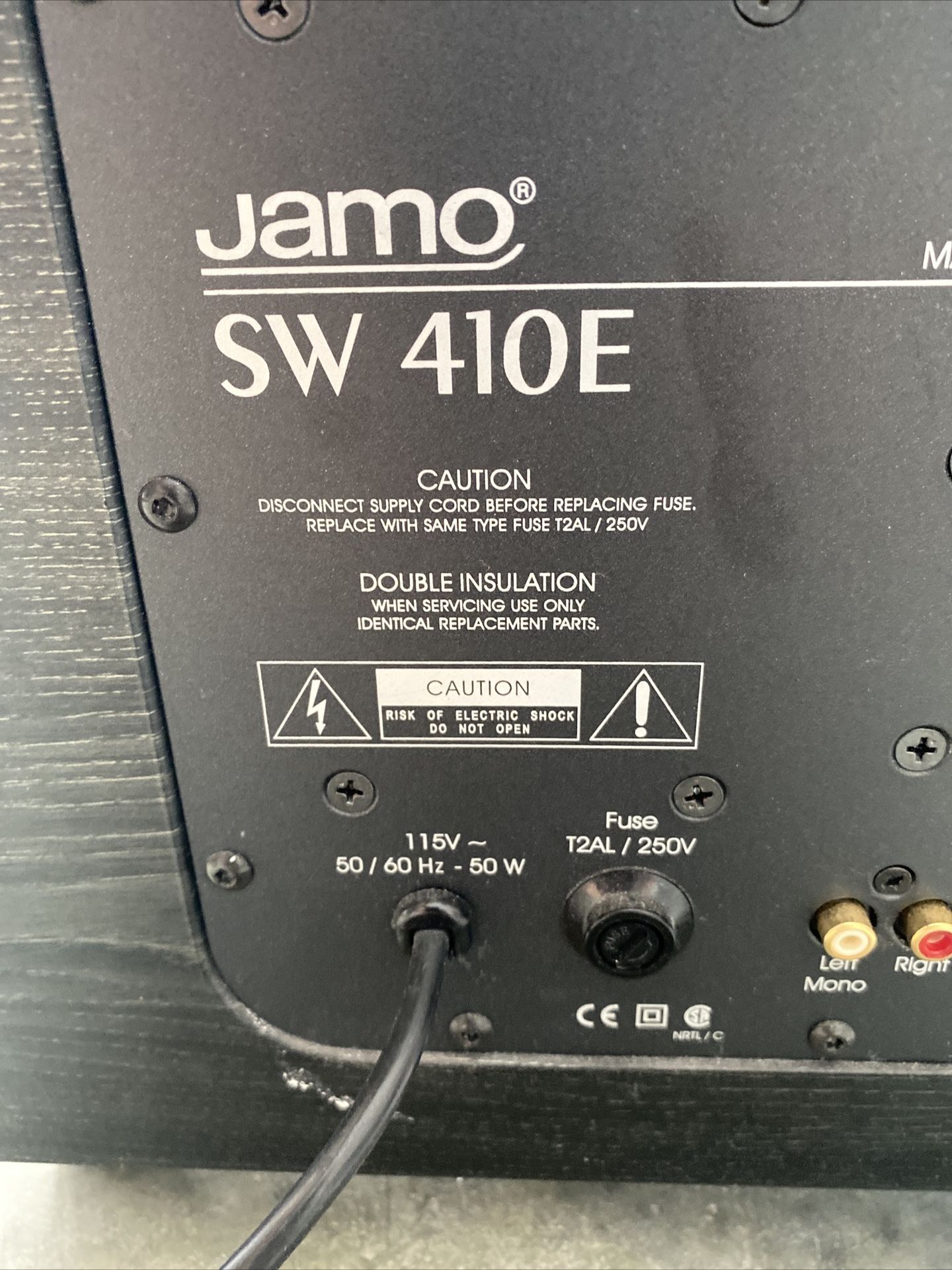 JAMO SW 410E AMPLIFIED SUBWOOFER for Sale in Tampa, FL OfferUp