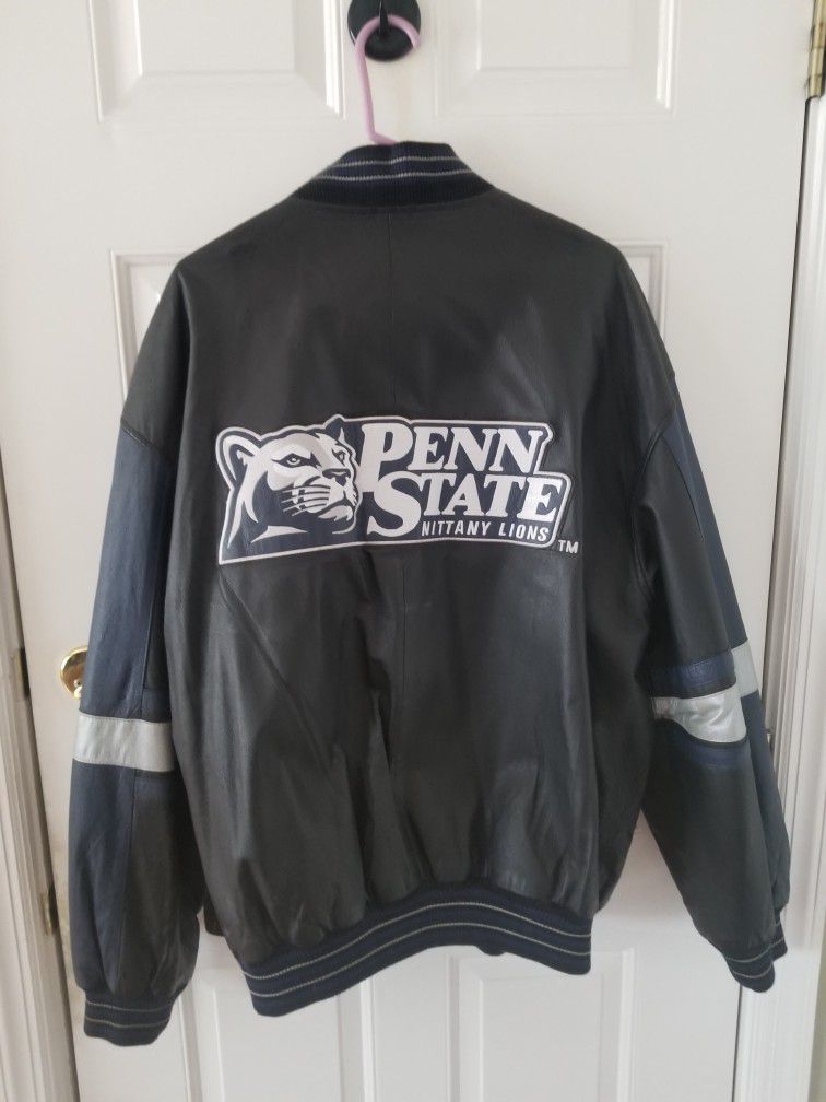 Leather Nittany Lions Jacket