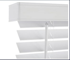 2 - 2 Inch Faux Wood Blinds. 48" X 72"