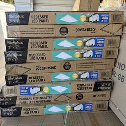 Metalux 2 ft. x 2 ft. LED Recessed Panel lights, model 22CGFP3540C.