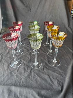 1950s German wine glasses