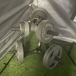 Weights And Other Gym Equipment (read Description)
