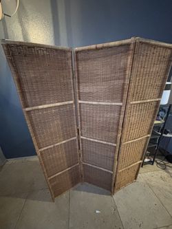 Wicker Room Divider