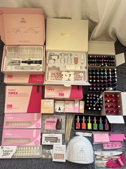 Huge Beetles Nail Bundle – Gel Polish, Tips, UV Lamp, Press-On Nails & More