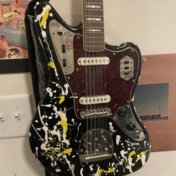 Custom Painted Fender Squier Jaguar 