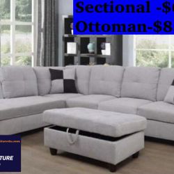 🔥FREE DELIVERY🔥Brand New Sectional Sofa Couch 