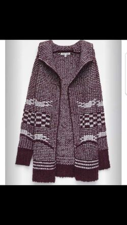 Beautiful youth girl cardigan sweater