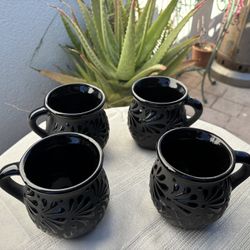 Mexican Talavera Coffee Cup Set