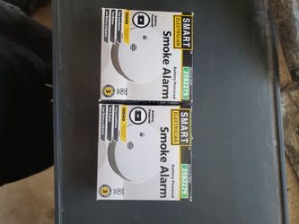 Two Smoke Alarms Battery powered