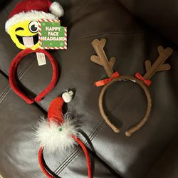 3- Beautiful Christmas headbands 