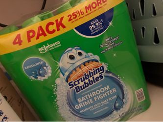 4 Pack Scrubbing Bubbles