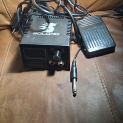 Tattoo Power Suppy W/ Foot Pedal