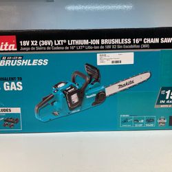Makita XCU04CM 36V LXT Brushless 16” Chain Saw Kit