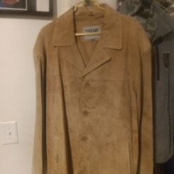 Royal Gold Suede Jacket Excellent Condition Like New