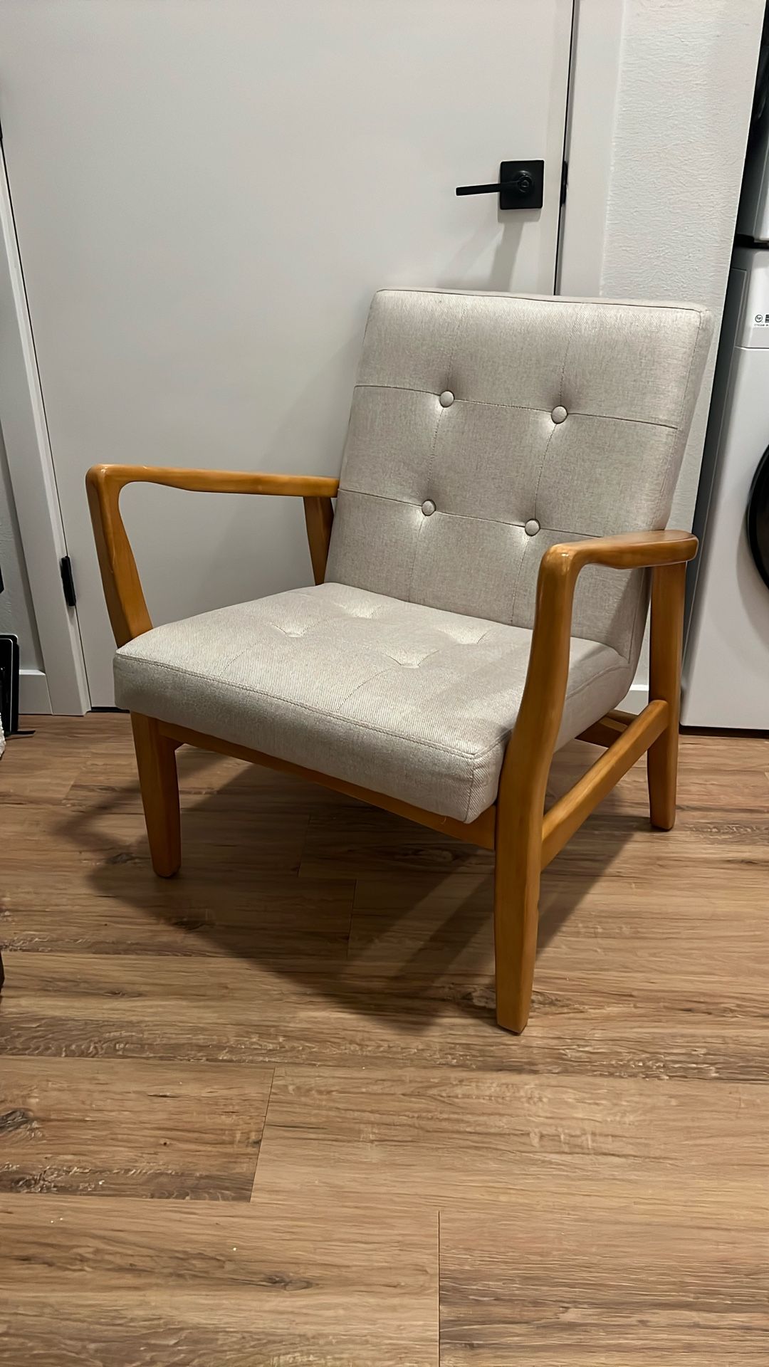Brayden Mid-Century Fabric Club Chair by Christopher Knight Home