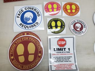 Covid stickers