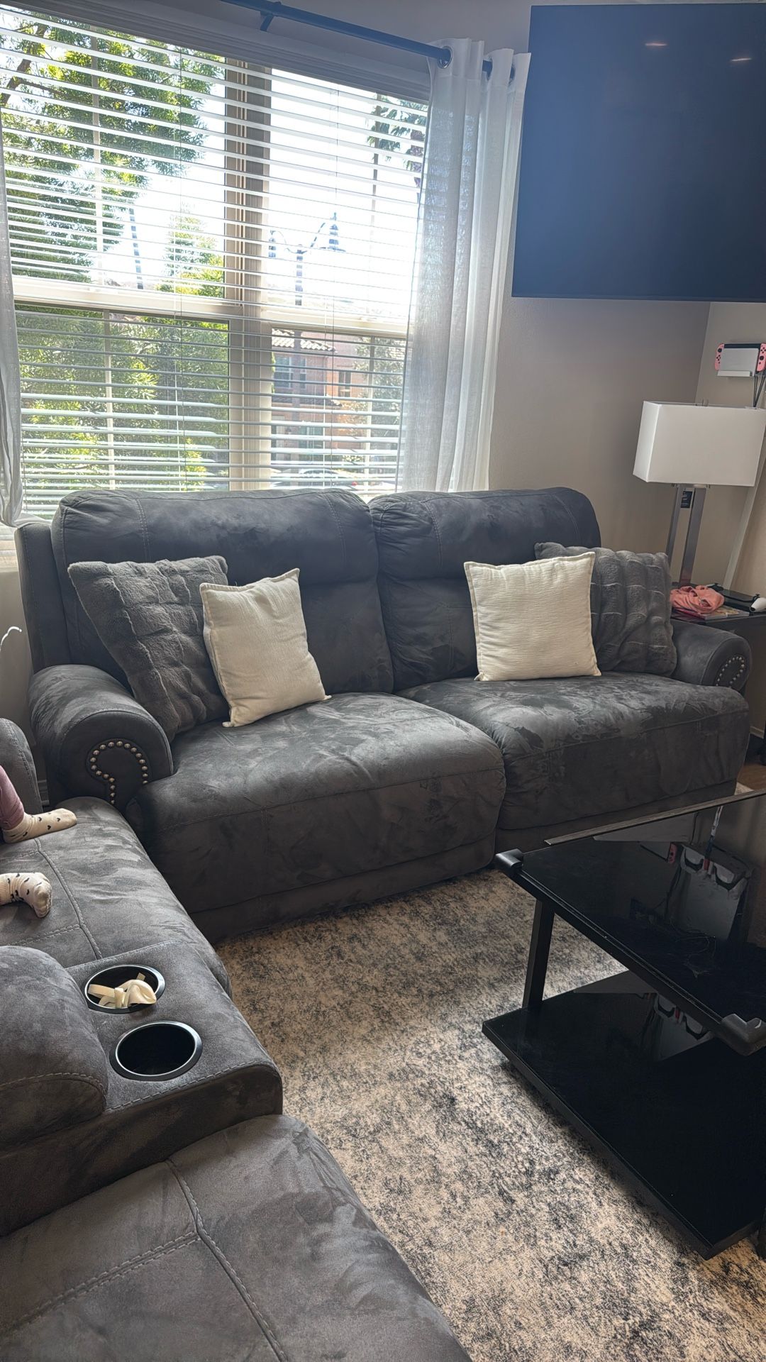 Reclining Couch And Loveseat