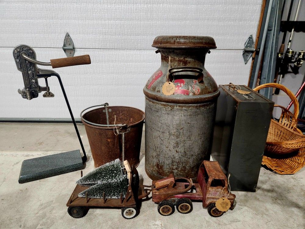 Old Milk Can