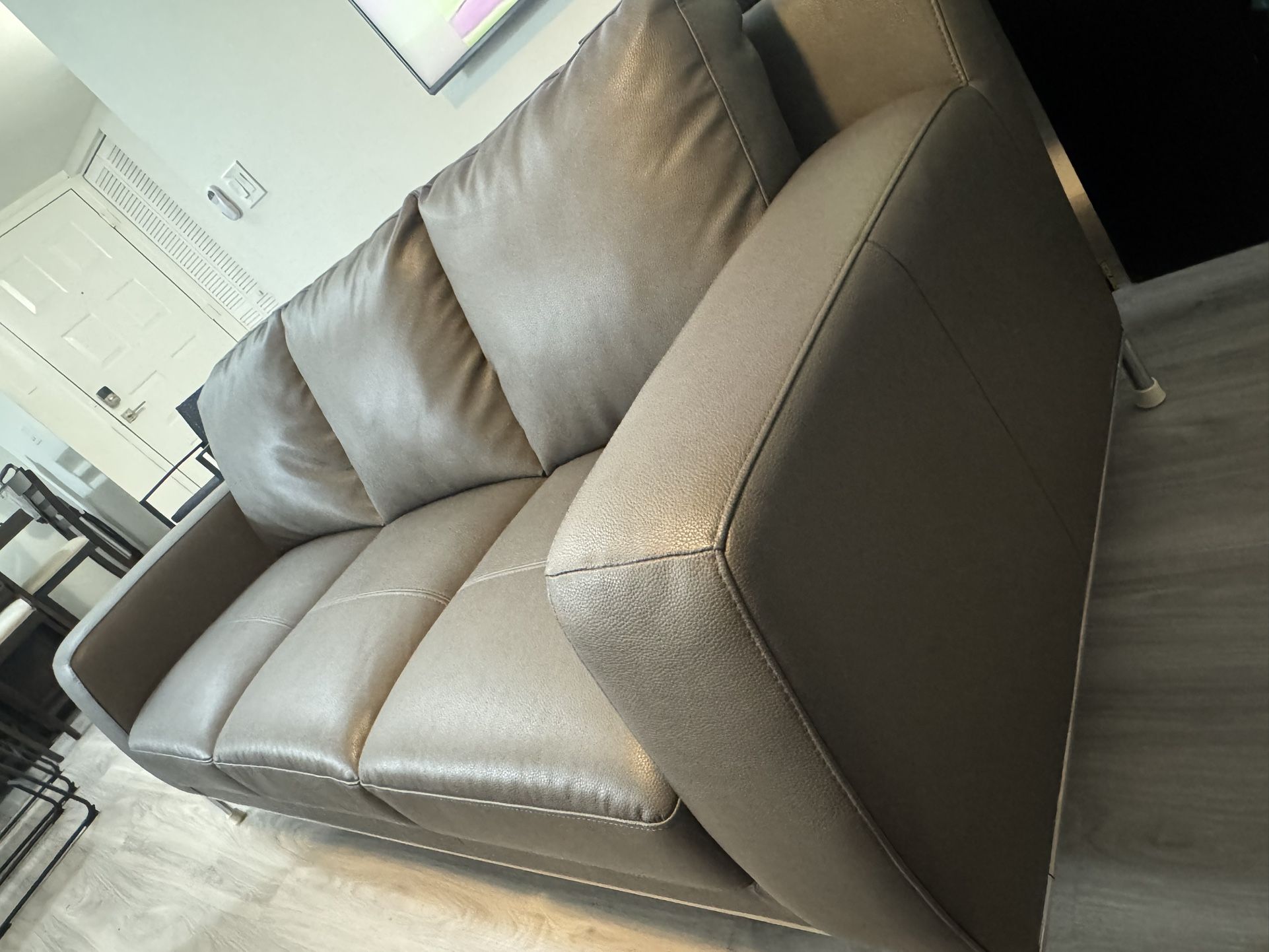 Beautiful Leather Couch