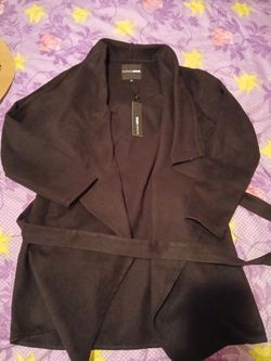 Women's Balck Fashion Nova Manhattan Coat