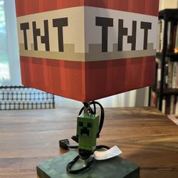 Minecraft TNT Table Lamp