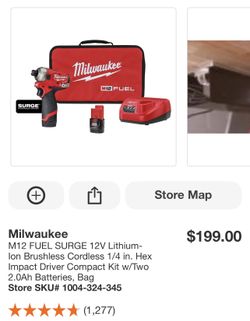 Milwaukee M12 Fuel Surge Impact Driver