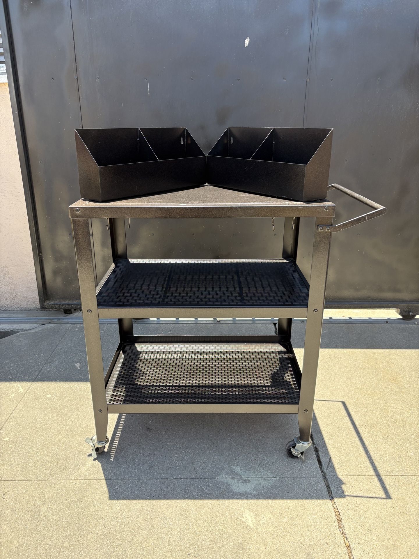 BBQ grill cart