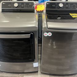 Memorial Day Sales/ 5.3cu.ft Washer With Agitator & Electric Dryer Set With Free Parts.