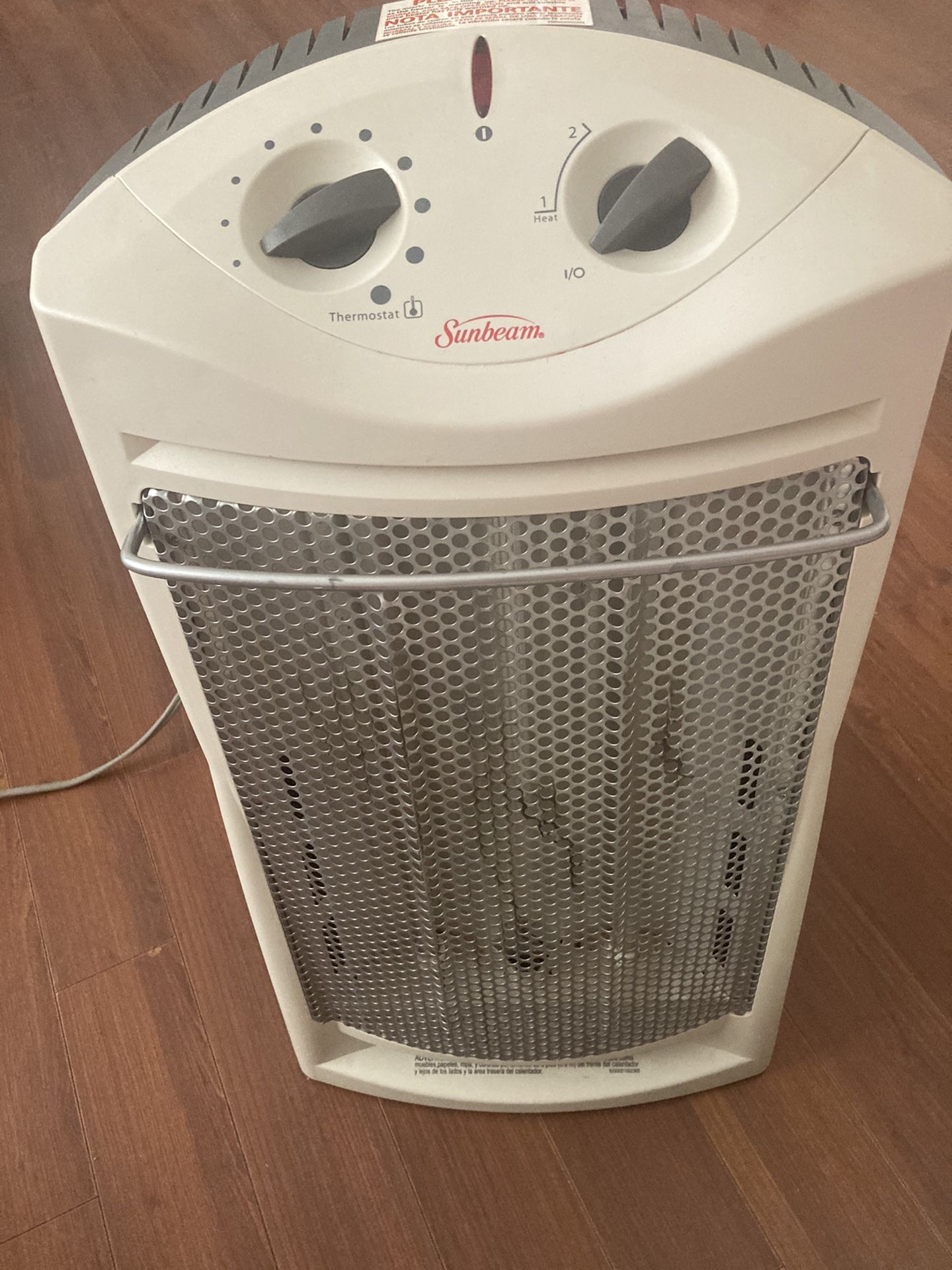 Sunbeam electric space heater