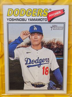 Yoshinobu Yamamoto 2026 Topps Heritage