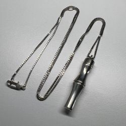 Authentic Gucci Bamboo Necklace (Sterling Silver)