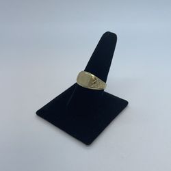 Gold Ring Stamp Style 10K New 