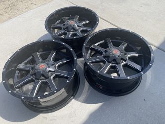 20x8 Rims 6 Lugs Chevy