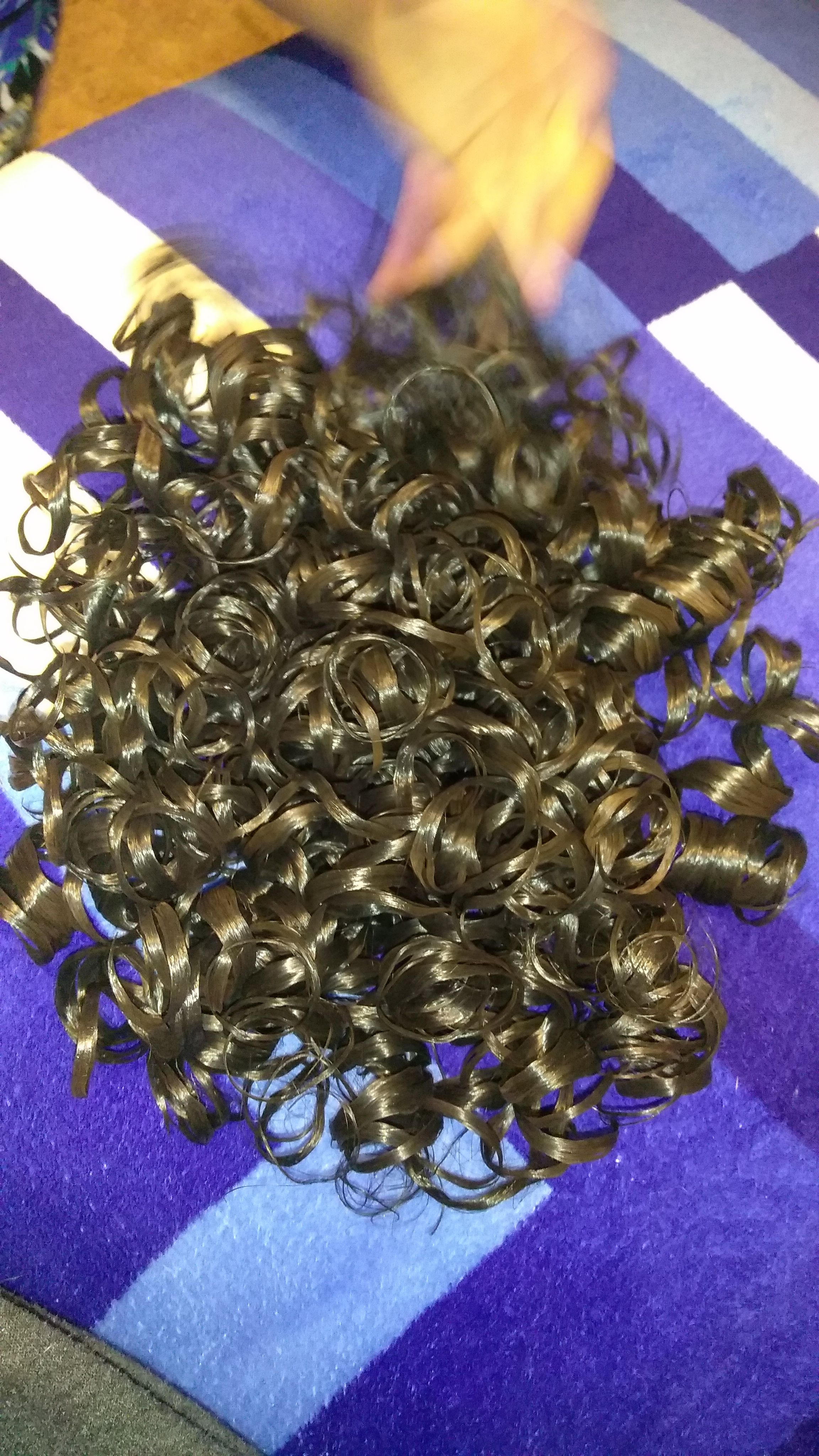 Kids weave ponytail