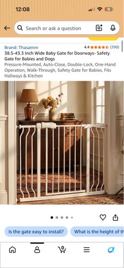 Safety gate/ baby gate OPEN BOX + free accessories