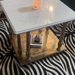 Marble top coffee table