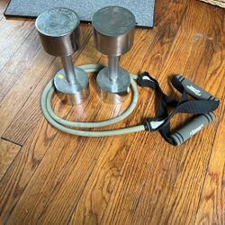 Workout Band/10lb Dumbbells 
