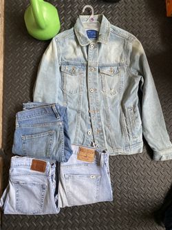 3 Jeans + Denim Jacket Combo M