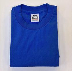 2XL Royal Blue Heavyweight Pro Club T-shirt