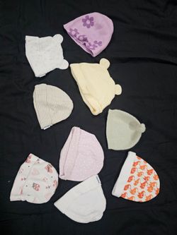 Baby Hat Bundle – 8 Hats