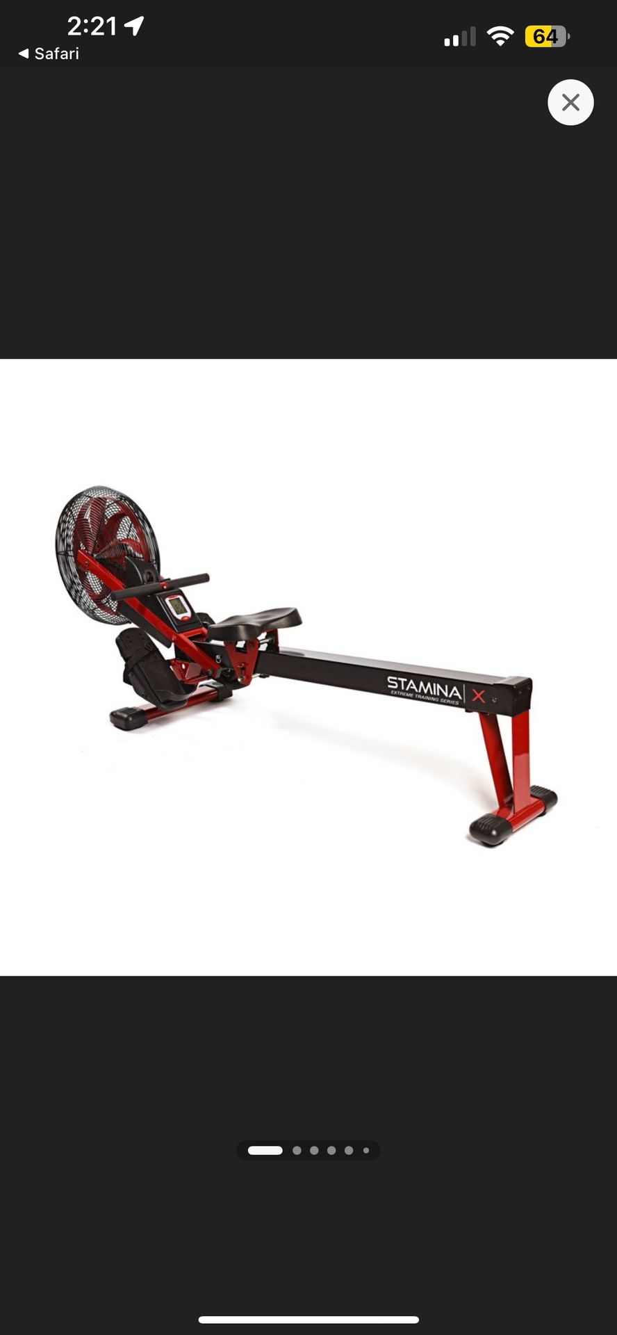 Rower And Weight Set For Christmas