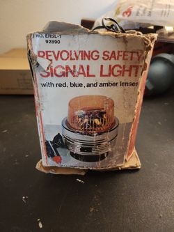 NICE! VINTAGE REVOLVING SIGNAL LIGHT 