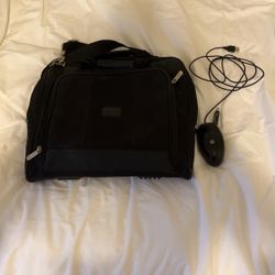 HP Laptop/Computer BriefCase With Plug In Mouse