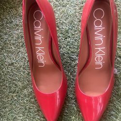 Calvin Klein Gayle Red Pumps Heels