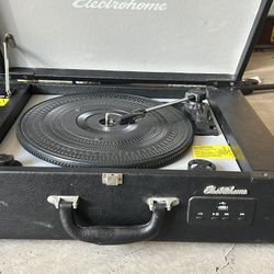 Electrohome Vinyl Record Player Classic Turntable Stereo System Speakers